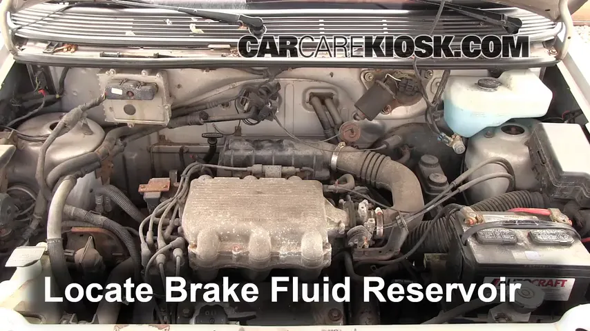 1994 Dodge Caravan 3.0L V6 Brake Fluid Add Fluid